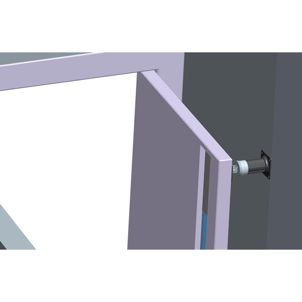 Alternative view of YLI ELECTRONIC επιτοίχια βάση συγκράτησης πόρτας YD-602L, 180kg