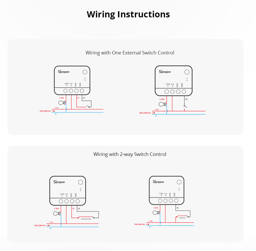 SONOFF smart διακόπτης ZBMINI-L2, 1-gang, ZigBee 3.0, λευκός - Image 7