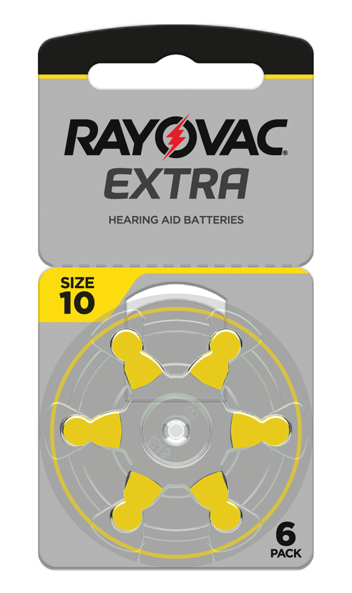 RAYOVAC μπαταρίες ακουστικών βαρηκοΐας 10MF, mercury free, 1.45V, 6τμχ