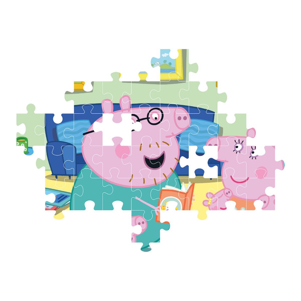 Clementoni Παιδικό Παζλ Super Color Peppa Pig 60 τμχ - Image 5