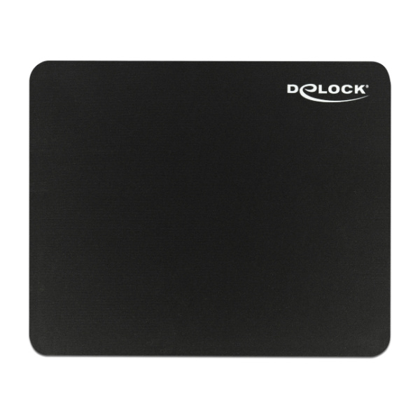DELOCK mouse pad 12005, 22x18x0.2cm, μαύρο