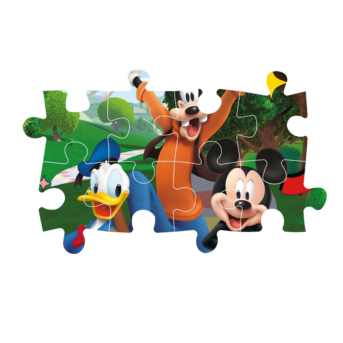 Clementoni Παιδικό Παζλ Maxi Supercolor Disney Mickey Mouse Club House 104 τμχ - Image 2