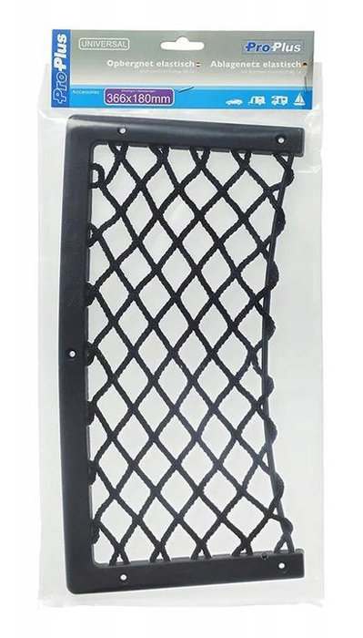 PROPLUS θήκη πορτμπαγκάζ αυτοκινήτου 230074, δίχτυ, 18x36.6cm, μαύρη - Image 5