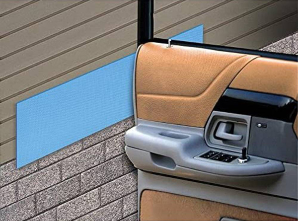 PROPLUS αφρώδες προστατευτικό τοίχου 420154 για γκαράζ, 2x20cm, μπλε - Image 2