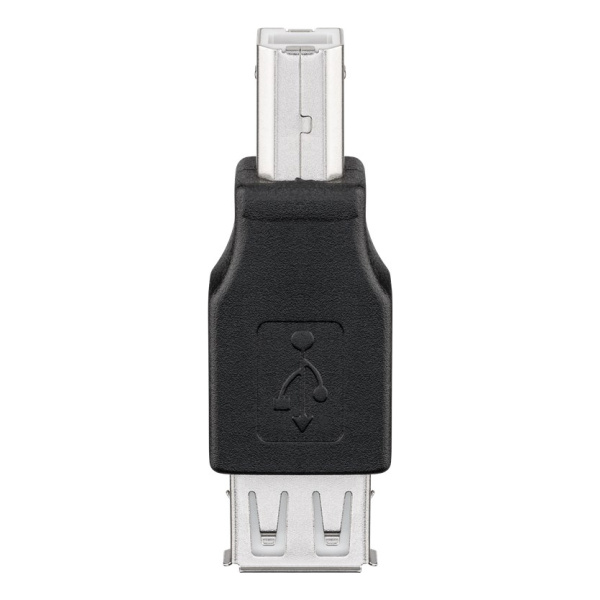 GOOBAY αντάπτορας USB σε USB Type B 50291, θηλυκό σε αρσενικό, μαύρος