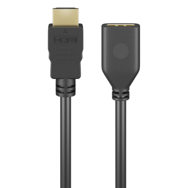 Alternative view of GOOBAY καλώδιο προέκτασης HDMI 61313 Ethernet, 4K/60Hz 18Gbps, 5m, μαύρο