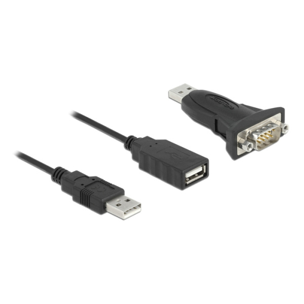 Alternative view of DELOCK αντάπτορας USB σε RS-232 DB9 61506 με καλώδιο USB, 0.8m, μαύρο
