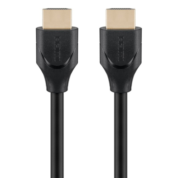 Alternative view of GOOBAY καλώδιο HDMI 2.1 61637, Ethernet ARC 8K/60Hz 48 Gbps, 0.5m, μαύρο