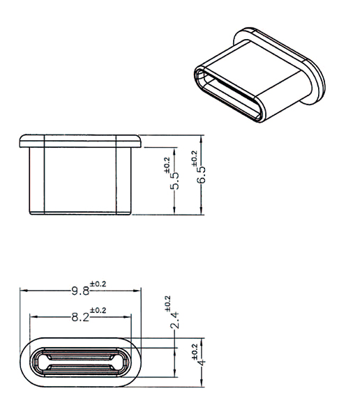 DELOCK κάλυμμα προστασίας για θύρα USB-C 64014, μαύρο, 10τμχ - Image 3