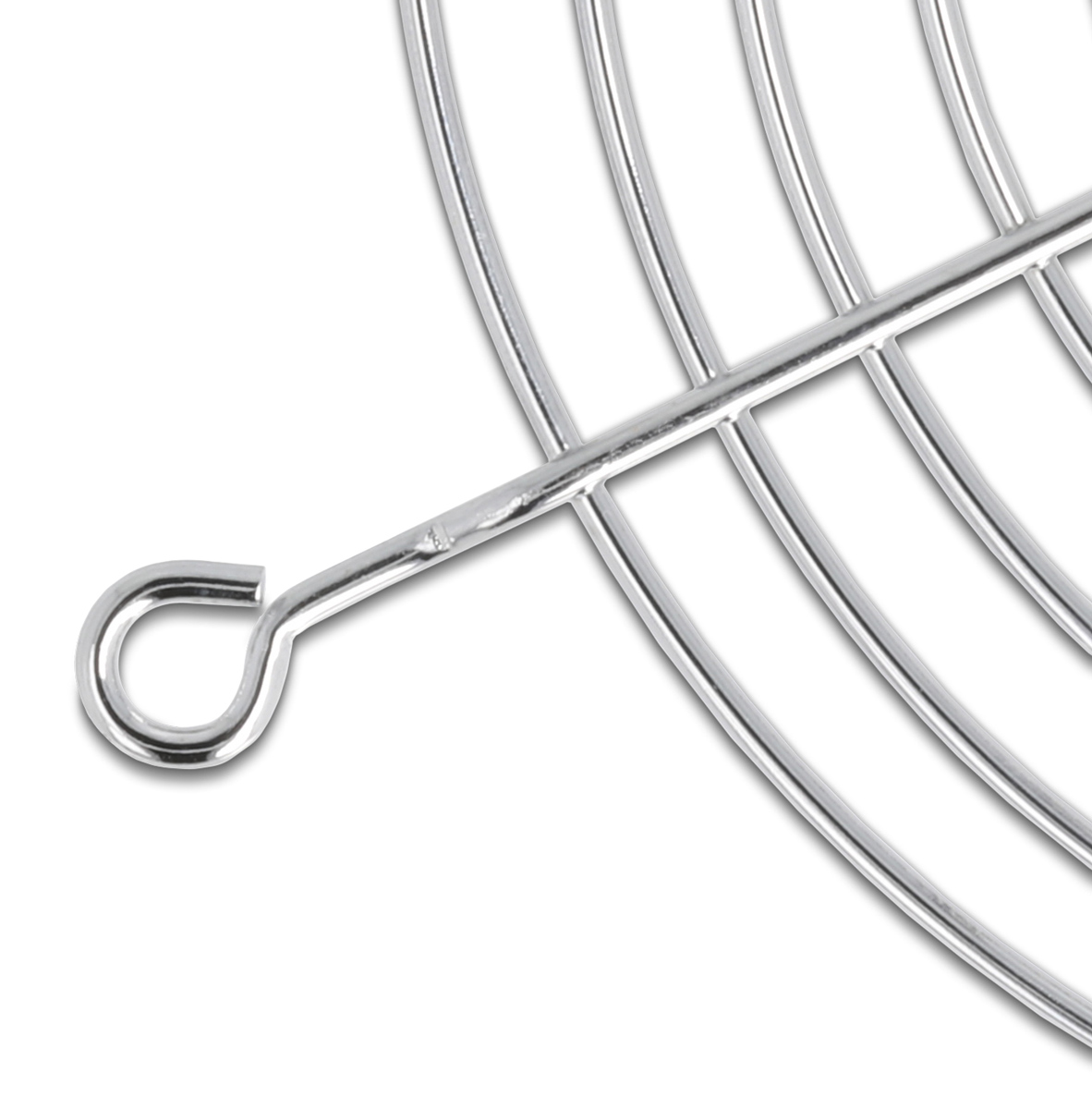 DELOCK σχάρα για 60mm ανεμιστήρα 67305, μεταλλική, ασημί - Image 2