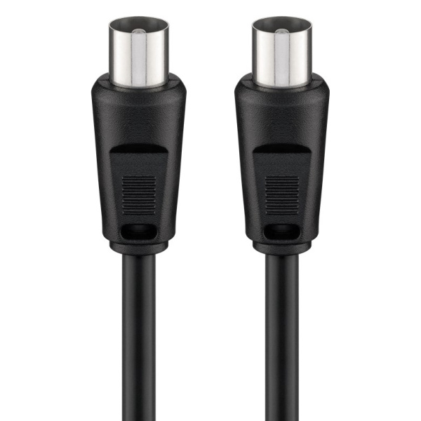 GOOBAY καλώδιο κεραίας αρσενικό 68146, <70dB, CCS, 1.5m, μαύρο