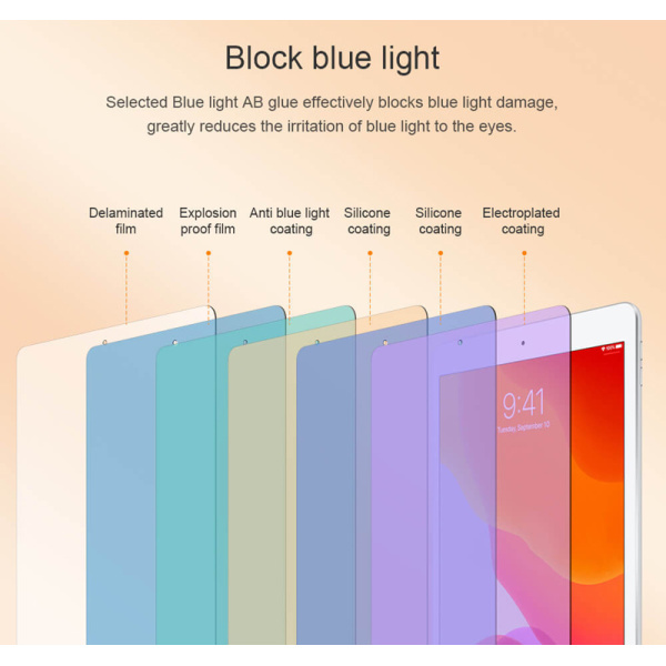 Alternative view of NILLKIN tempered glass V+ Anti Blue Light για Apple iPad 12.9"