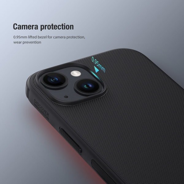 Alternative view of NILLKIN θήκη Super Frosted Shield Pro για iPhone 15, μπλε