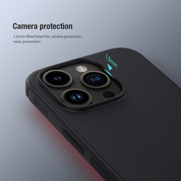 Alternative view of NILLKIN θήκη Super Frosted Shield Pro για iPhone 15 Pro, μπλε