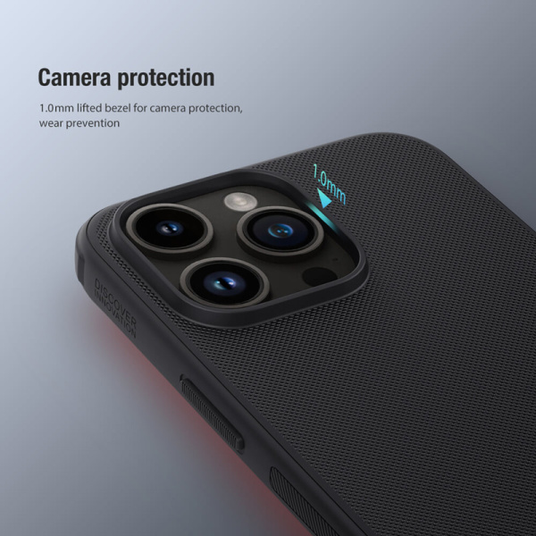 Alternative view of NILLKIN θήκη Super Frosted Shield Pro για iPhone 15 Pro Max, μπλε