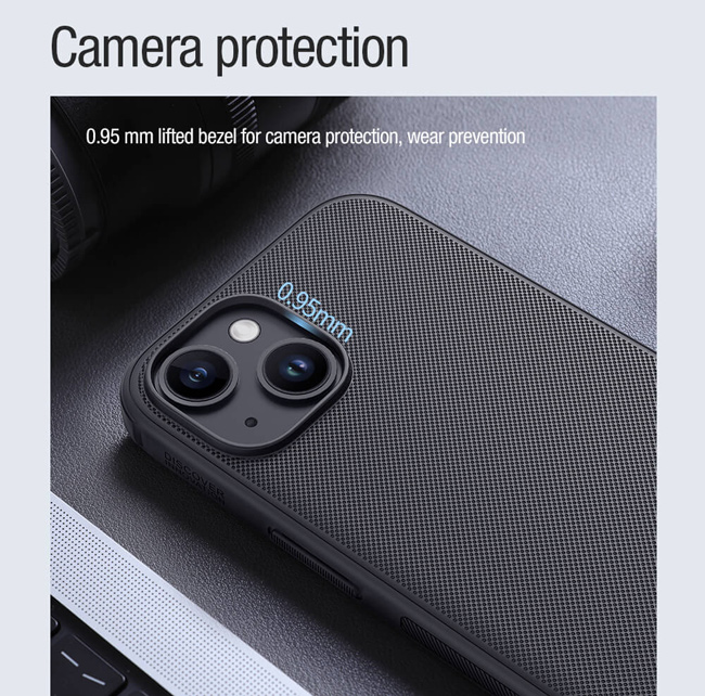 NILLKIN θήκη Super Frosted Shield Pro Magnetic για iPhone 15, μπλε - Image 3