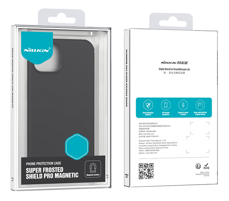 NILLKIN θήκη Super Frosted Shield Pro Magnetic για iPhone 15, πράσινη - Image 5