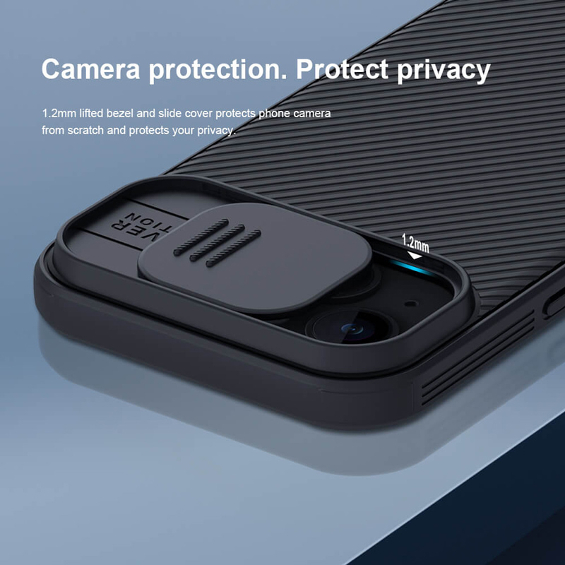NILLKIN θήκη CamShield Pro για iPhone 15, μαύρη - Image 4