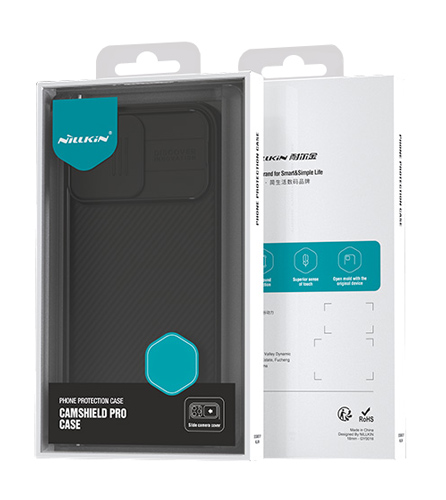 NILLKIN θήκη CamShield Pro για iPhone 15, μαύρη - Image 5