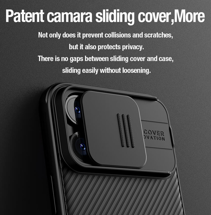 NILLKIN θήκη CamShield Pro Magnetic για iPhone 15 Pro, μαύρη - Image 3