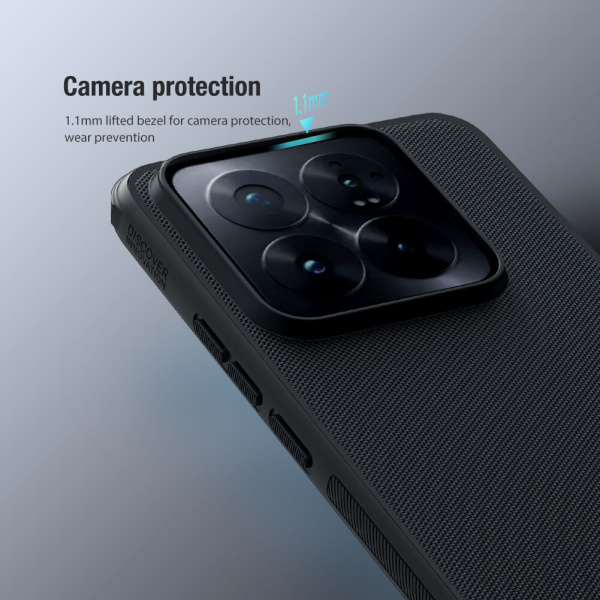 Alternative view of NILLKIN θήκη Super Frosted Shield Pro για Xiaomi 14 Pro, μαύρη