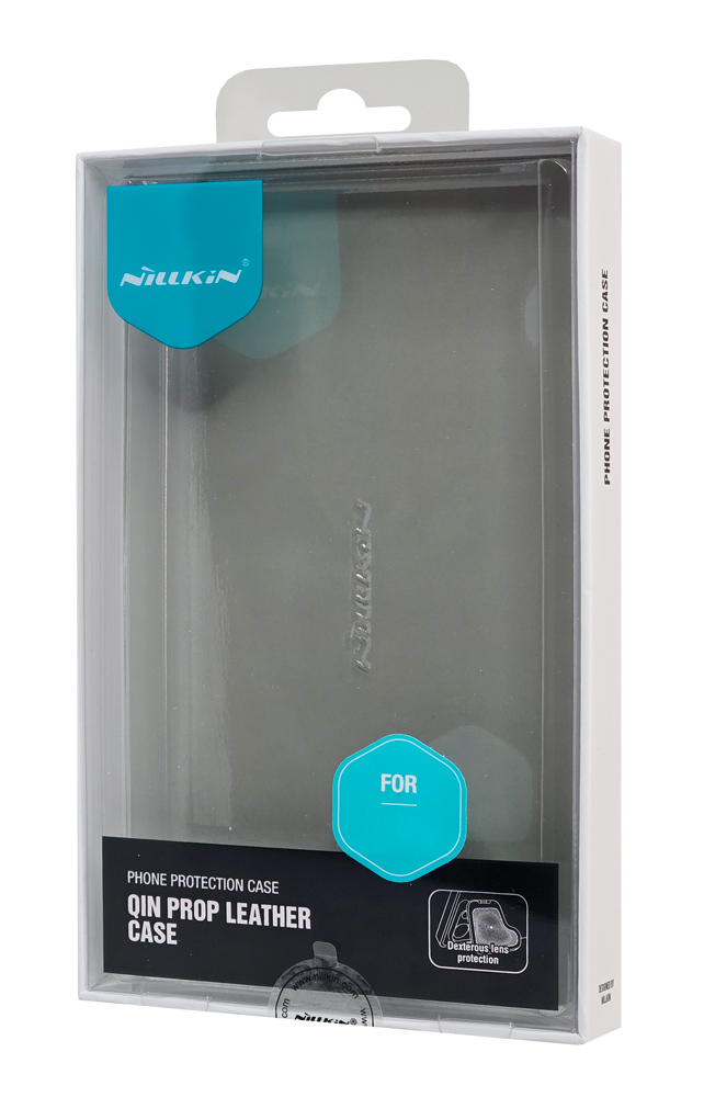NILLKIN θήκη Qin Prop Leather για iPhone 16 Pro, δερμάτινη, μαύρη - Image 5