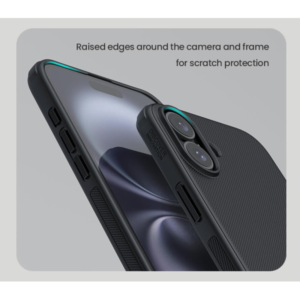Alternative view of NILLKIN θήκη Super Frosted Shield Pro για iPhone 16, μαύρη
