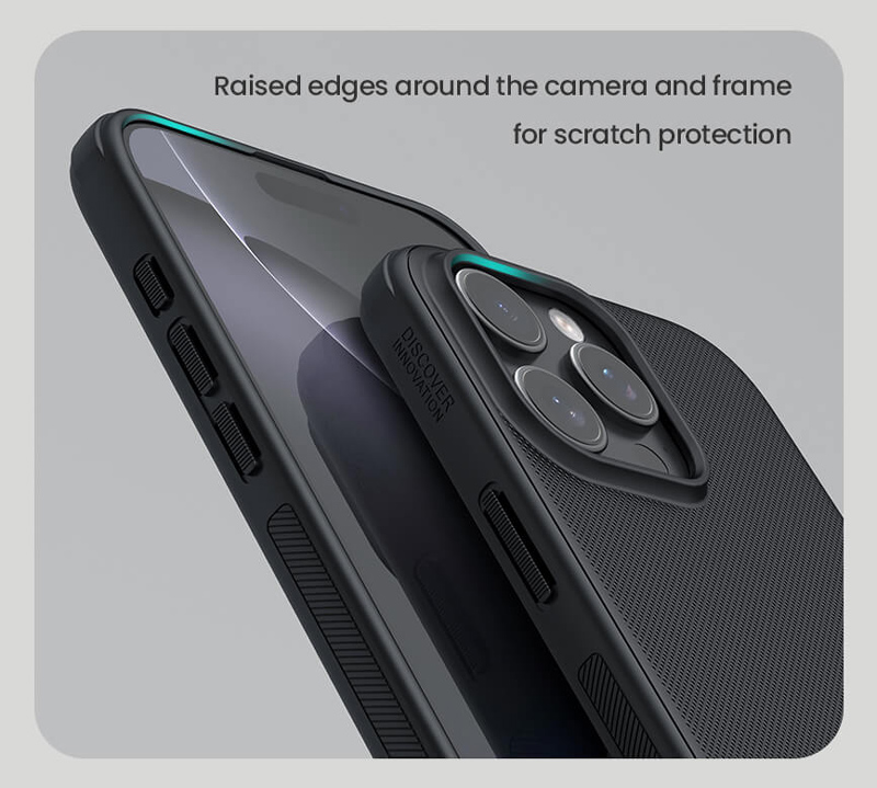 NILLKIN θήκη Super Frosted Shield Pro για iPhone 16 Pro, μαύρη - Image 2