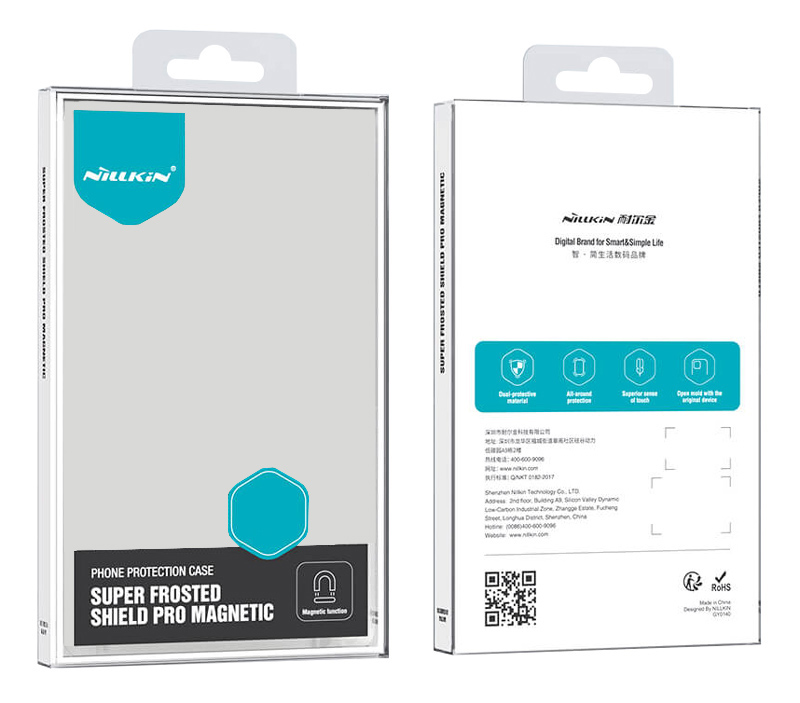NILLKIN θήκη Super Frosted Shield Pro Magnetic για iPhone 16 Pro, μπλε - Image 5