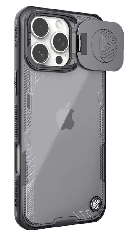 NILLKIN θήκη Iceblade Prop για iPhone 16 Pro Max, διάφανη-μαύρη - Image 3