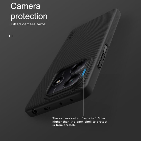 Alternative view of NILLKIN θήκη Super Frosted Shield για Xiaomi Redmi Note 14, μαύρη
