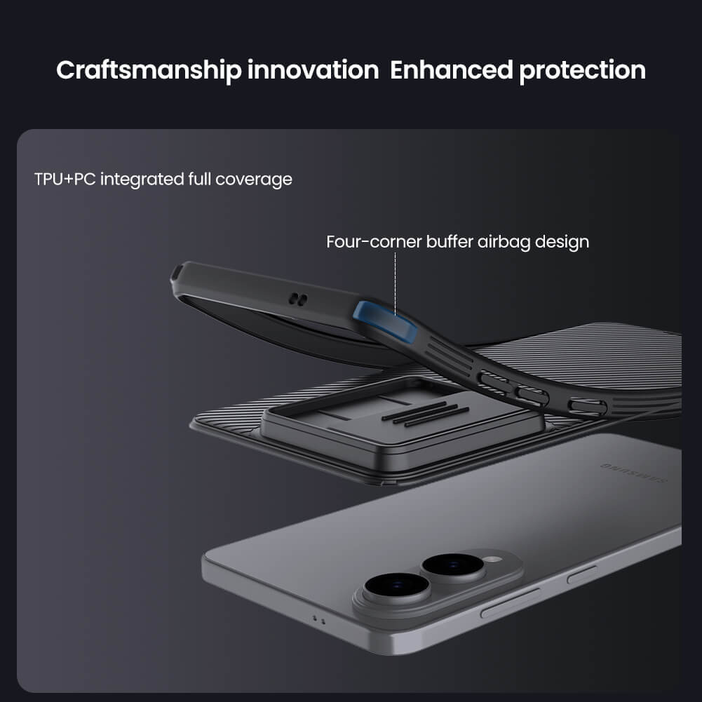 NILLKIN θήκη CamShield Pro για Samsung Galaxy S25 Edge, μαύρη - Image 3