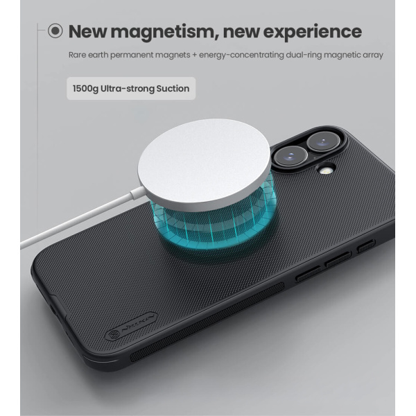 Alternative view of NILLKIN θήκη Super Frosted Shield Pro Magnetic για Apple iPhone 17, μαύρη