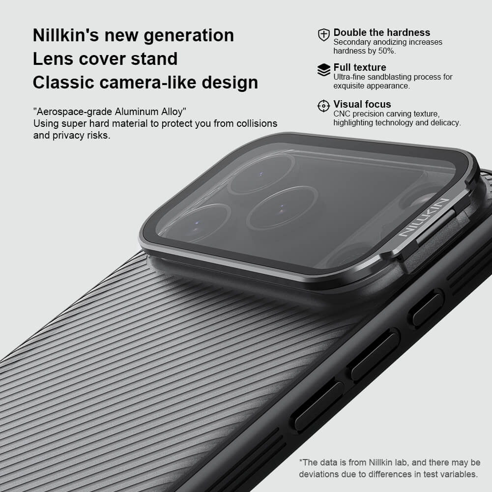 NILLKIN θήκη CamShield Prop για Apple iPhone 17 Pro Max, διάφανη/μαύρη - Image 2