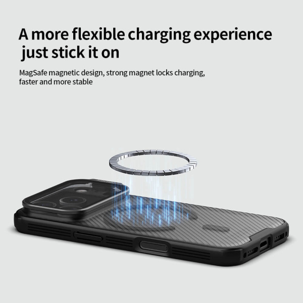 Alternative view of NILLKIN θήκη CamShield Prop Magnetic για Apple iPhone 17 Pro, διάφανη/μαύρη