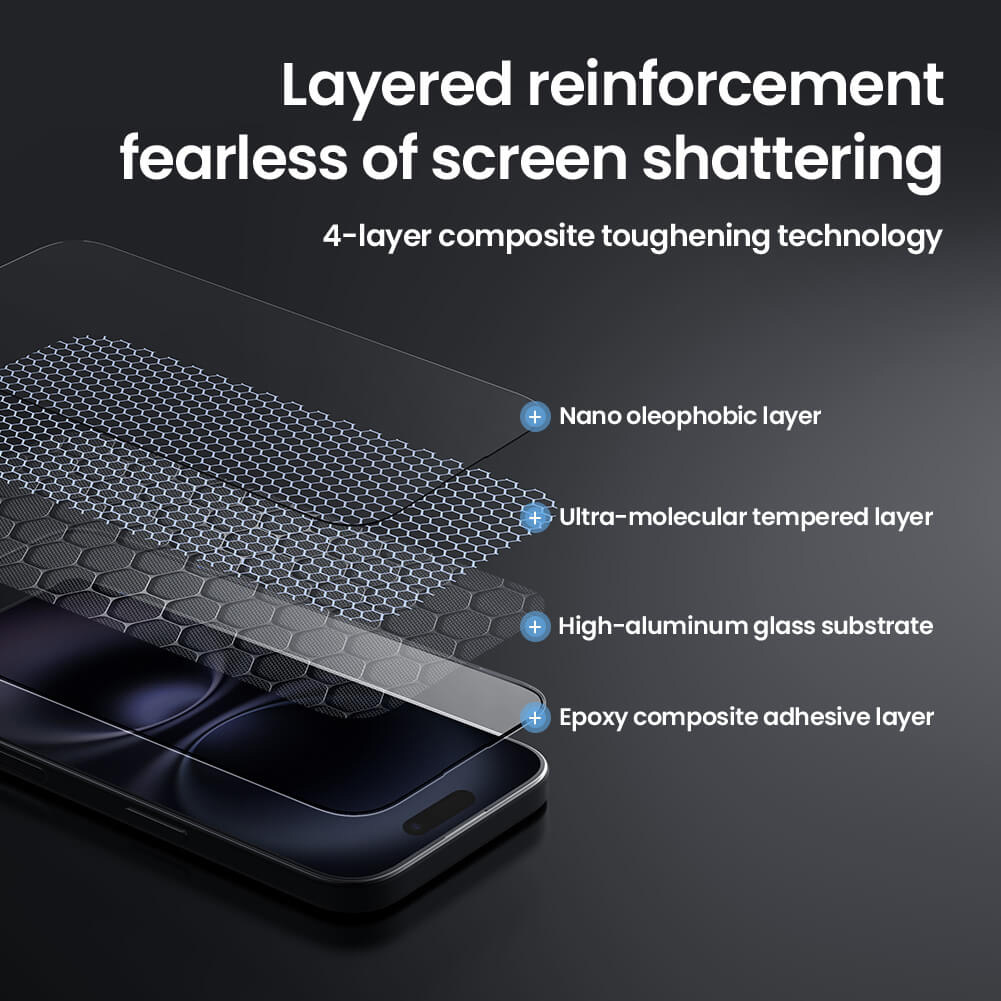 NILLKIN tempered glass 2.5D CP+ Pro για Apple iPhone 17 Air - Image 3