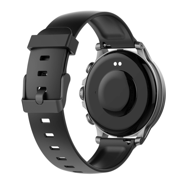 Alternative view of LDNIO smartwatch SW01, heart rate, 1.58" AMOLED, lP68, μαύρο