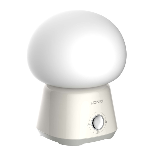 LDNIO LED φωτιστικό νυκτός Y4, RGB, ρυθμιζόμενο, επαναφορτιζόμενο, λευκό