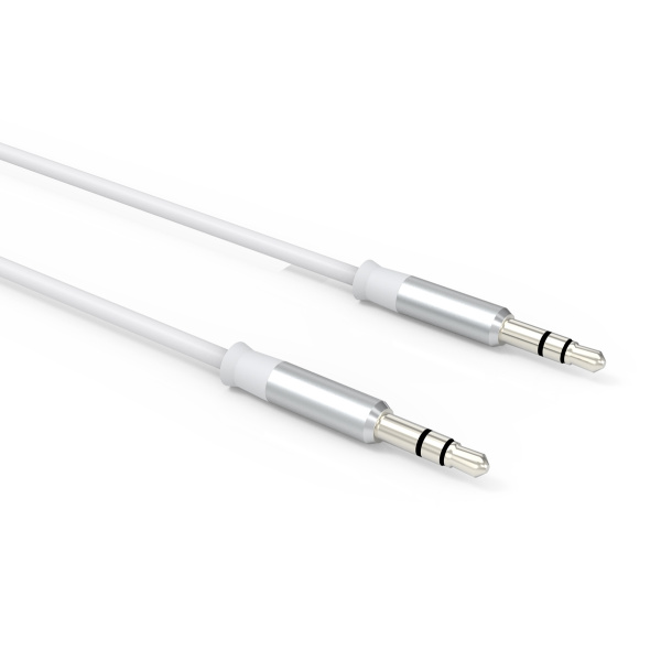 Alternative view of LDNIO καλώδιο ήχου 3.5mm LS-Y02, AUX, 1m, λευκό