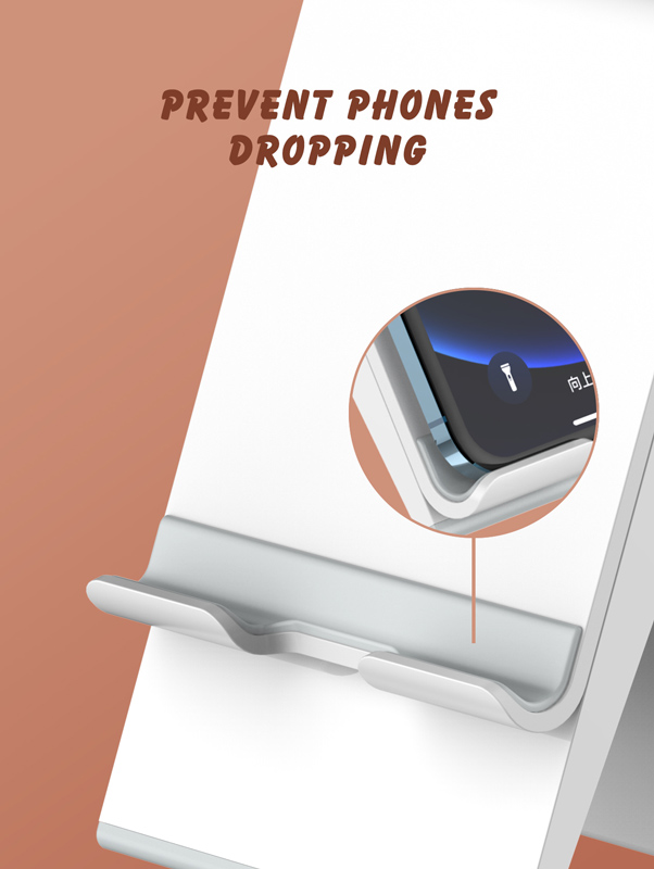 LDNIO βάση smartphone MG07, foldable, 4.7-7.2", λευκή - Image 4