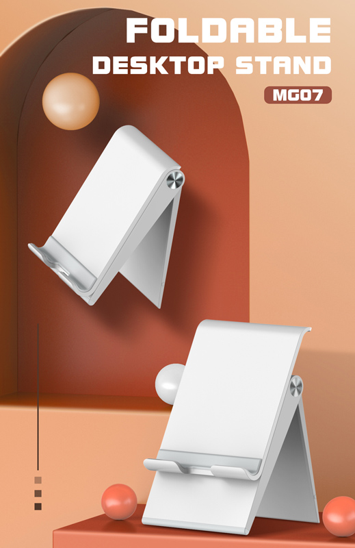 LDNIO βάση smartphone MG07, foldable, 4.7-7.2", λευκή - Image 5