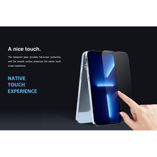 Alternative view of ROCKROSE tempered glass 2.5D Sapphire Crystal Clear, iPhone 13 mini