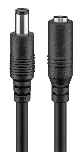 GOOBAY καλώδιο προέκτασης τροφοδοσίας 71400, 5.5x2.1mm, 10m, μαύρο - Image 7