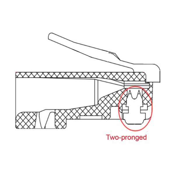 Alternative view of GOOBAY βύσμα RJ45 72500, CAT 5e UTP, διάφανο, 10τμχ