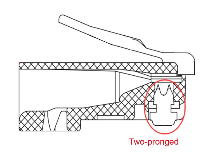 GOOBAY βύσμα RJ45 72500, CAT 5e UTP, διάφανο, 10τμχ - Image 2