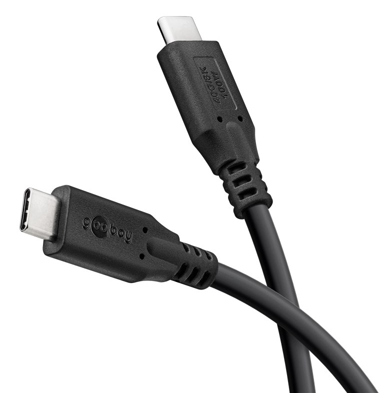 GOOBAY καλώδιο USB-C 74193, USB4, 100W, 40Gbps, 8K/60Hz, 2m, μαύρο - Image 8