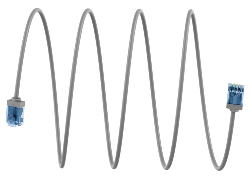GOOBAY καλώδιο δικτύου 74220, CAT 6A U/UTP, ultra slim, copper, 500MHz, 0.25m, γκρι - Image 8