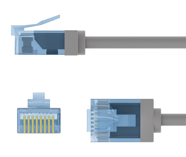 GOOBAY καλώδιο δικτύου 74225, CAT 6A U/UTP, ultra slim, copper, 500MHz, 5m, γκρι - Image 7