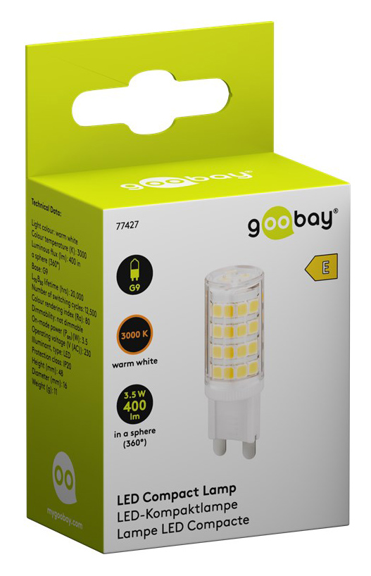 GOOBAY LED λάμπα 77427, G9, 3.5W, 3000K, 400lm - Image 3