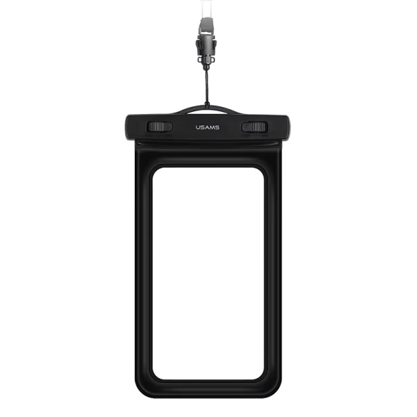 USAMS αδιάβροχη θήκη smartphone US-YD011, έως 7", IPX8, μαύρη